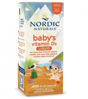 NORDIC NATURALS Baby&#039;s Vitamin D3 400 IU (22,5 ml)