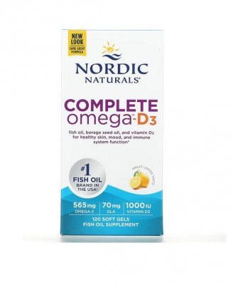 NORDIC NATURALS Complete Omega-D3 (120 kaps.)