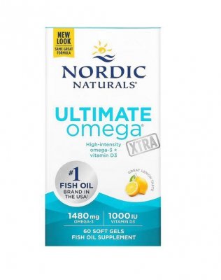 NORDIC NATURALS Ultimate Omega Xtra (60 kaps.)