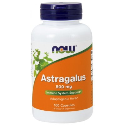 NOW FOODS Astragalus - Traganek 500 mg (100 kaps.)