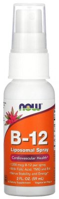 NOW FOODS B12 Liposomal Spray  (59 ml)