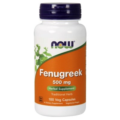 NOW FOODS Fenugreek - Kozieradka 500 mg (100 kaps.)