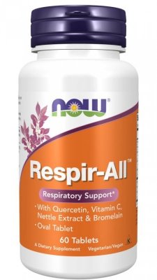 NOW FOODS Respir-All (60 tabl.)