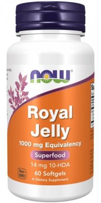 NOW FOODS Royal Jelly 1000 mg (60 kaps.)