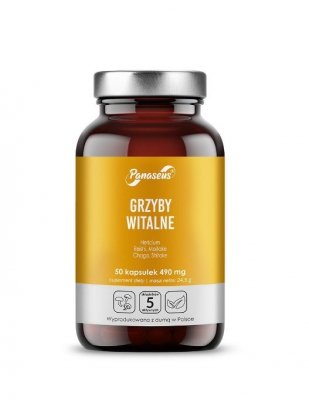 PANASEUS Grzyby witalne (50 kaps.)