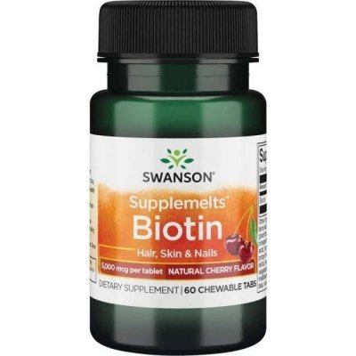 SWANSON Biotyna (60 tabl. do ssania)