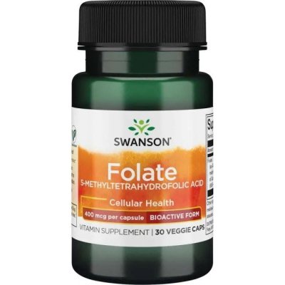 SWANSON Folate 400 mcg (30 kaps.)