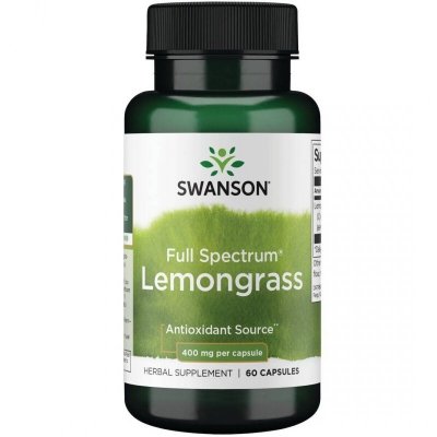 SWANSON FS Lemongrass 400 mg - Trawa cytrynowa (60 kaps.)