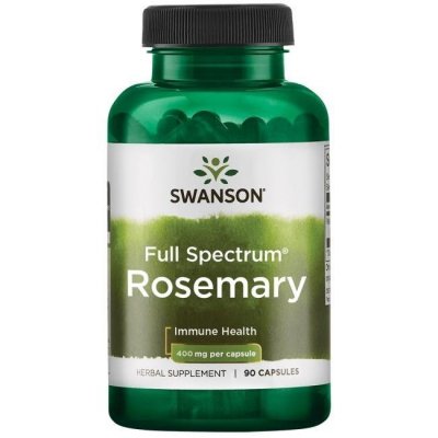 SWANSON Full Spectrum Rosemary 400 mg (90 kaps.)