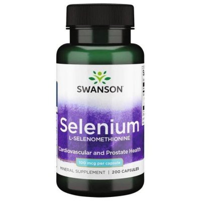 SWANSON Selenium L-Selenomethionine 100 mcg (200 kaps.)