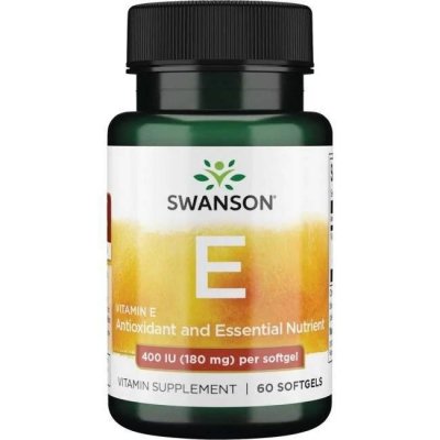 SWANSON Witamina E 400 IU (60 kaps.)