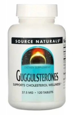 SOURCE NATURALS Guggulsterones - Guggulsterony (120 tabl.)