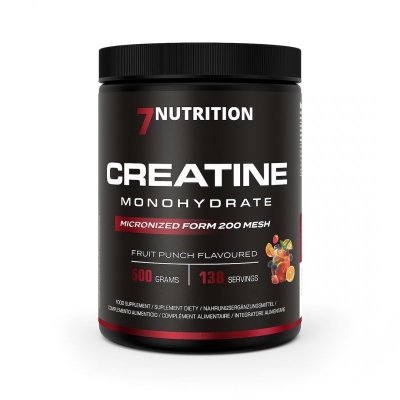 7NUTRITION Creatine Monohydrate Fruit Punch - Monohydrat Kreatyny - smak owocowy poncz (500 g)