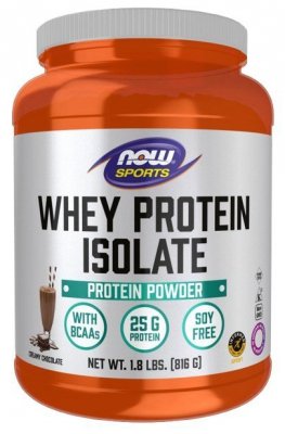 NOW FOODS Whey Protein Isolate Sport - Chocolate (816 g)