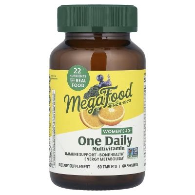 MegaFood Women's 40+ One Daily Multivitamin | Dla Kobiet 40+ | 60 tab.
