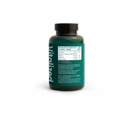 Iron+ 15 mg, 90 kaps. zdjęcie etykiet2