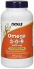 NOW FOODS Omega 3-6-9 (250 kaps.) 
