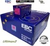 Tylne klocki Ultimax2 + tarcze hamulcowe EBC seria PREMIUM GMC Yukon XL 2500 2000-2007