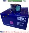 Tylne klocki GreenStuff + NACINANE WENTYLOWANE tarcze hamulcowe EBC seria USR Chrysler 300C