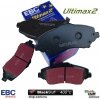 Przednie klocki Ultimax2 + NACINANE tarcze hamulcowe 302mm EBC seria USR Volkswagen Routan -2012