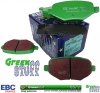 Tylne klocki GreenStuff + NAWIERCANE NACINANE tarcze hamulcowe 330mm EBC seria GD Lincoln MKS 2009-2012