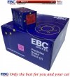 Przednie CERAMICZNE klocki RedStuff + tarcze hamulcowe 320mm EBC seria PREMIUM Dodge Magnum RWD V6