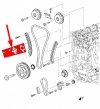 Napinacz łańcucha rozrządu Chevrolet Malibu L4 2013-2020