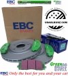 Przednie klocki GreenStuff + tarcze hamulcowe 330mm EBC seria Premium Lancia Voyager 2012-