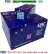 Przednie klocki GreenStuff + tarcze hamulcowe 330mm EBC seria Premium Lancia Voyager 2012-