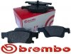 Tylne klocki brembo + wentylowane tarcze hamulcowe brembo XTRA Dodge Durango 2011-
