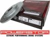 Tylne klocki Z23 + WIERCONE NACINANE tarcze hamulcowe POWERSTOP Chrysler Pacifica FWD 2017-