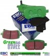 Tylne klocki GreenStuff + NACINANE tarcze hamulcowe 305mm EBC seria USR Chrysler Voyager Town Country 2008-