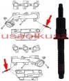 Śruba kolektora wydechowego - mocowanie osłony Jeep Liberty 3,7 V6 2005-