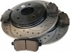 Tylne klocki oraz nawiercane tarcze hamulcowe 305mm Volkswagen Routan