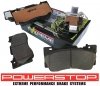 Przednie klocki Z26 + WIERCONE tarcze hamulcowe 352mm POWERSTOP EVOLUTION Ford Mustang 2015-