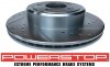 Tylne klocki + WIERCONE wentylowane tarcze hamulcowe POWERSTOP Chrysler 300C