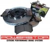 Przednie klocki Z26 + tarcze hamulcowe 390mm POWERSTOP Dodge Challenger SRT Hellcat Demon