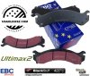 Przednie klocki hamulcowe EBC Ultimax2 Cadillac DeVille 2000-2005 - PIASTY 8 SZPILEK