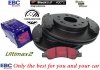 Przednie klocki Ultimax2 + tarcze hamulcowe 330mm EBC seria PREMIUM Chevrolet Avalanche 1500 2007-2008