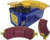 Przednie klocki YellowStuff + nawiercone nacinane tarcze hamulcowe EBC seria GD Dodge RAM 1500 2006-