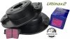 Tylne klocki Ultimax2 + NIE WENTYLOWANE tarcze hamulcowe EBC seria PREMIUM Chrysler 300C RWD V6