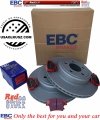 Tylne CERAMICZNE klocki RedStuff + WENTYLOWANE tarcze hamulcowe EBC seria PREMIUM Dodge Challenger