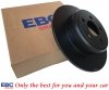 Tylne klocki Ultimax2 + NIE WENTYLOWANE tarcze hamulcowe EBC seria PREMIUM Chrysler 300C RWD V6
