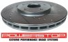 Przednia WIERCONA nacinana tarcza hamulcowa 330mm POWERSTOP Chrysler Pacifica FWD 2017-