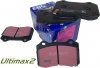 Tylne klocki Ultimax2 + NACINANE tarcze hamulcowe 350mm EBC seria USR Dodge Magnum SRT-8 6,1 V8