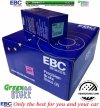 Przednie klocki GreenStuff + tarcze hamulcowe EBC seria PREMIUM GMC Yukon XL 2500 2000-2013
