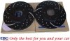 Przednia NAWIERCANA NACINANA tarcza hamulcowa 293mm EBC seria GD Ford Mustang 2005-2010
