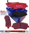 Tylne CERAMICZNE klocki RedStuff + tarcze hamulcowe 320mm EBC seria PREMIUM Ford Mustang 2015-
