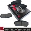 Przednie klocki + NACINANE tarcze hamulcowe 320mm BB-TECH Dodge Charger