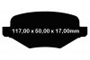 Tylne klocki Ultimax2 + tarcze hamulcowe 330mm EBC seria Premium Lincoln MKX 2011-2015